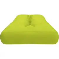 vidaXL Palettenkissen Knallgrün 120x40x12 cm Stoff 360634