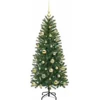 vidaXL Kim (mit LEDs und goldenen Kugeln)