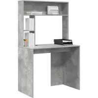 vidaXL Schreibtisch Beton Grau 91 x 50 x 149 cm Holzwerkstoff
