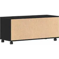 vidaXL TV-Schränk Schwarz 90 x 35 x 40,5 cm Holzwerkstoff