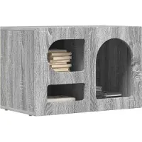 vidaXL TV-Schränk ELST 60 x 35 x 40 cm Graues Sonoma Holzwerkstoff