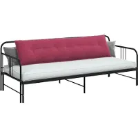 vidaXL Rückenkissen Weinrot 200 x 50 cm Cordstoff