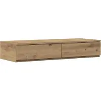 vidaXL Bett-Schubladen Artisan Eiche 75x36,5x16,5 cm aus Holzwerkstoff