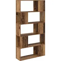 vidaXL TV-Schrankset Wandmontiert Braun 80 x 24 x 156 cm Holzwerkstoff