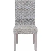 vidaXL Esszimmerstuhl GENDT 2 stk. Weiß gewaschen 45 x 54 x 93 cm