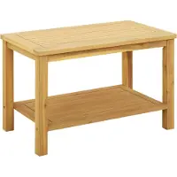 vidaXL Beistelltisch Öl-Natur 70 x 40 x 45 cm Massivholz Akazie