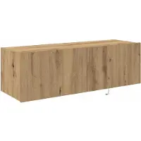 vidaXL TV-Wandschrank 100 x 35 x 31 cm Artisan-Eiche Holzwerkstoff