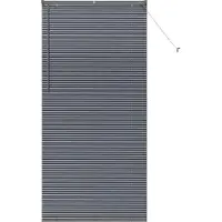 vidaXL Venezianische Jalousien Dunkelgrau 220 x 105 cm Aluminium