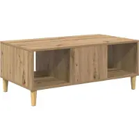 vidaXL Couchtisch Artisan-Eiche 90 x 50 x 26,5 cm Holzwerkstoff