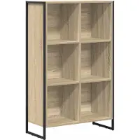 vidaXL Bücherregal Sonoma 99,5 x 30 x 108,5 cm Holzwerkstoff