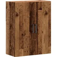 vidaXL Wandschrank Altholz-Optik 69,5x34x90 cm