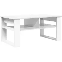 vidaXL Couchtisch Weiß 96 x 54 x 44 cm Holzwerkstoff