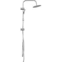 vidaXL Duschsystem Silber 47 x 20 x 95 cm Edelstahl