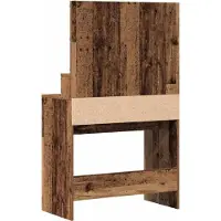 vidaXL Schminktisch Altholz 80 x 41 x 134,5 cm Holzwerkstoff