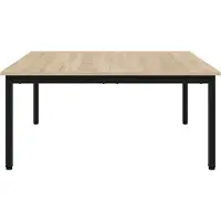 vidaXL Couchtisch Sonoma 100 x 100 x 45 cm Holzwerkstoff