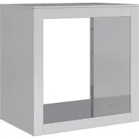vidaXL Brennholzregal 60x40x60 cm Verzinkter Stahl