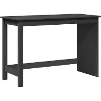 vidaXL Schreibtisch Grau 112 x 50 x 75 cm Massivholz Kiefer