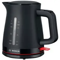Bosch TWK3M123, 1,7 l, 2400 W, Schwarz, Wasserstandsanzeige, Überhitzungsschutz, Drahtlos