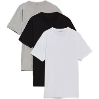 Calvin Klein Lv00nb4185 Kurzarm-baselayer 3 Einheiten