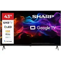 Sharp 43HP5265E, 109,2 cm (43"), 3840 x 2160 Pixel, QLED, Smart-TV, WLAN, Schwarz