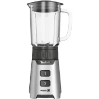 Tefal BL16GE30, Tischplatten-Mixer, 0,7 l, Eis-Crusher, 400 W, Edelstahl, Schwarz