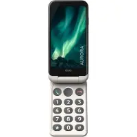 Doro Aurora A20, 11,4 cm (4.5"), 4 GB, 64 GB, 13 MP, Android 14, Schwarz, Weiß