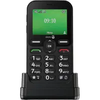 Doro Leva E10, Balken, Single SIM, 6,1 cm (2.4"), 0,3 MP, 1150 mAh, Schwarz