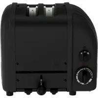 Dualit 2-scheiben-toaster, 1200 w, komplett mattschwarz 27396