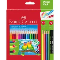 Faber-Castell buntstifte Trianular junior 18 cm Holz 24 Stück