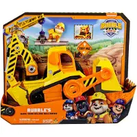 Ryhmä Hau Rubble & Crew - Großes Planierraupen-Baufahrzeug mit Licht- und Geräuscheffekten (Deluxe Fahrzeug) und Rubble-Figur, Bulldozer, 3 Jahr(e), LR44, Kunststoff, Mehrfarbig