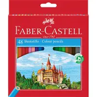 Faber-Castell Buntstifte - Schloss - 48 st. - Mehrfarbig - - One Size - Buntstiftsets