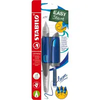 Stabilo Ergonomischer Schulfüller für Rechtshänder mit Anfänger-Feder A - EASYbirdy in mitternachtsb