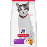 Hill's Pet Nutrition Hill's Sciene Plan Feline Senior 11+ met Kip 3 kg Pellets