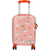 Zebra trends Travel Kinderkoffer rosa