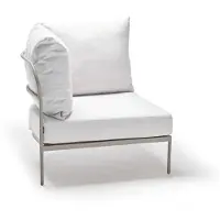 Stern Coco Lounge-Eckelement Aluminium/greige