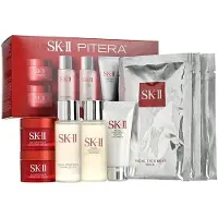 SK-II PITERA Beauty Travel Kit – 9-teilig (Essence, Lotion, Cleanser, Cream, Mask)