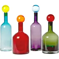 Pols Potten Vase Bubbles & Bottles Multi Mix (Set von 4)