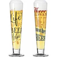 Ritzenhoff Bierglas-Set HELDENFEST F25 Set mit 2 Stück à 385 ml