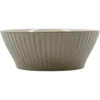 House Doctor - Pleat Schüssel, Ø 19 cm, grau / braun