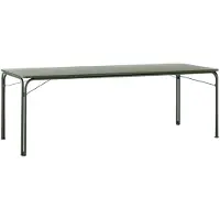 &tradition Thorvald SC99 Gartentisch, 220 x 90 cm, bronze green