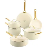Greenpan Topf- und Pfannen-Set Padova Cream White Mit Keramischer Antihaftbeschichtung (10-delig)