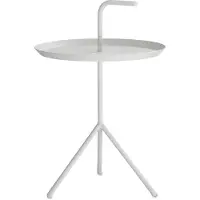 HAY DLM Beistelltisch, weiß, Höhe 56 cm, Stahl - , DLM, Weiß, für Wohnzimmer, Metall, Skandinavisch