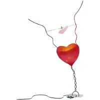 Ingo Maurer One From The Heart LED-Tischleuchte