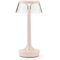 Flos Bon Jour Unplugged Tischleuchte French Rose - , Bon jour unplugged, dimmbar, Pink / Rosé, für Flurbereich, Kunststoff, Design
