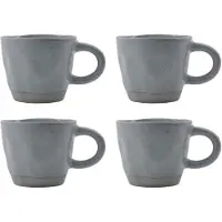 House Doctor HDVida Tasse, hellblau Keramik Ø 9 cm 4er-Set - , Blau, Keramik