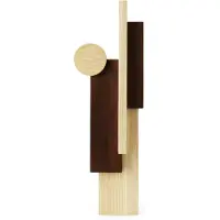 Normann Copenhagen - Join Skulptur, L, Esche / Esche verkohlt