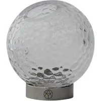 AYTM - Globe Bubbles Vase Ø 10 cm, klar / silber