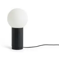HAY Tischlampe TURN ON, dimmbar, schwarz, für Wohn- / Esszimmer, Glas, Modern, Tischlampe