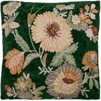 House Doctor HDBota Kissenbezug, grün/bunt, 50 x 50 cm - , HDBota, Grün, Stoff / Textil
