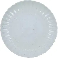 House Doctor Scallop Speiseteller, hellblau, 6er-Set